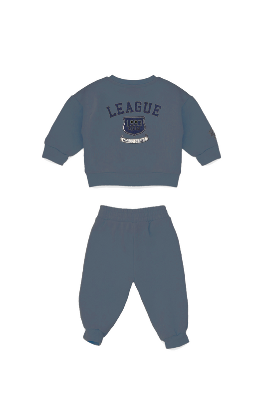 PLEASE SWEATSUIT KT11040B65 BLU NAVY FW24