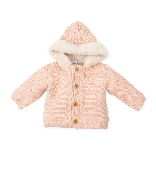 TUTTO PICCOLO COAT PINK 8600W24 FW24