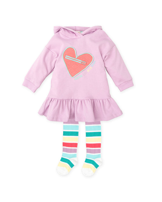 AGATHA RUIZ DE LA PRADA SWEATSHIRT LONG PINK 9227W24 FW24