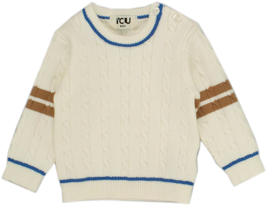 Y CLU SWEATER LATTE BYN12720 FW24