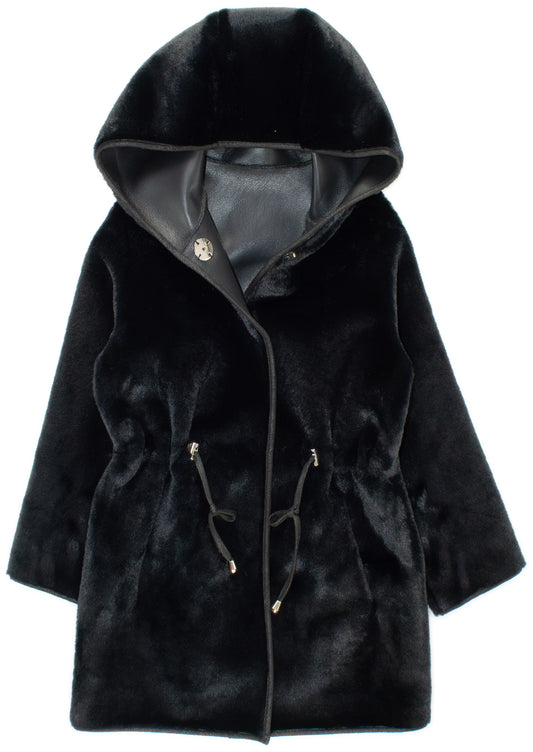 MANILA GRACE COAT BLACK MFJF24C100 FW24